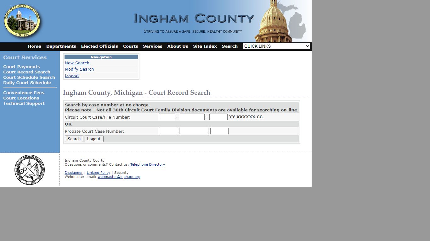 Ingham County Court Services